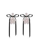 Simone Rocha Women Mini Daisy Drop Bow Earrings SIMONE ROCHA