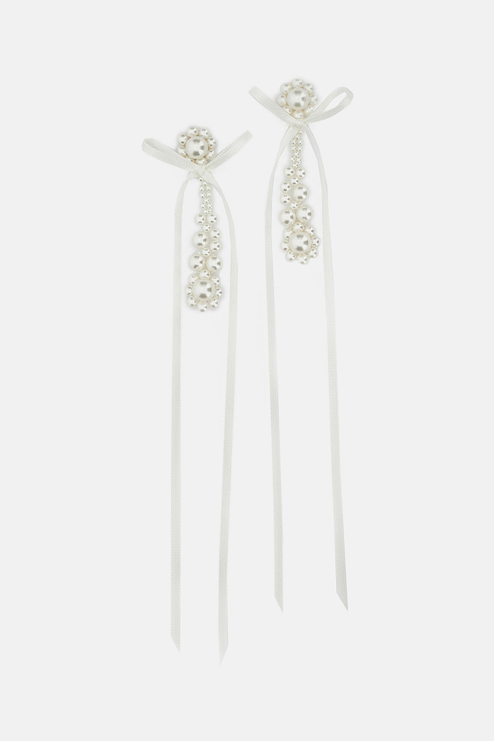 Simone Rocha Women Victorian Drip Bow Earrings SIMONE ROCHA