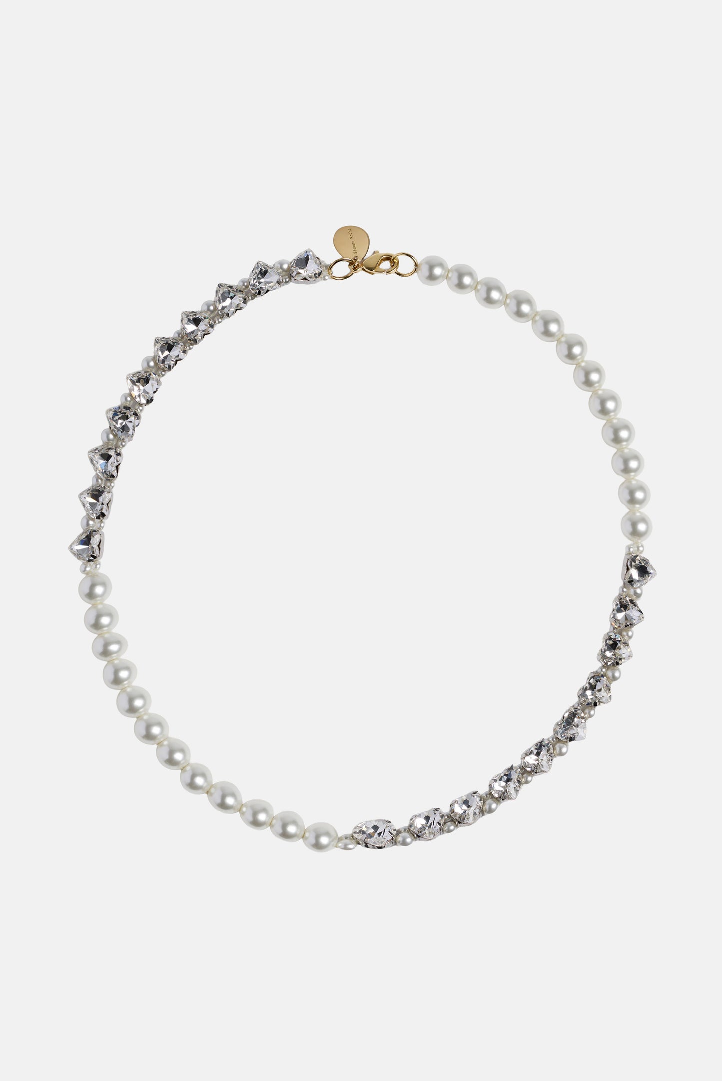 Simone Rocha Women Quartet Pearl &Amp; Crystal Heart Necklace SIMONE ROCHA