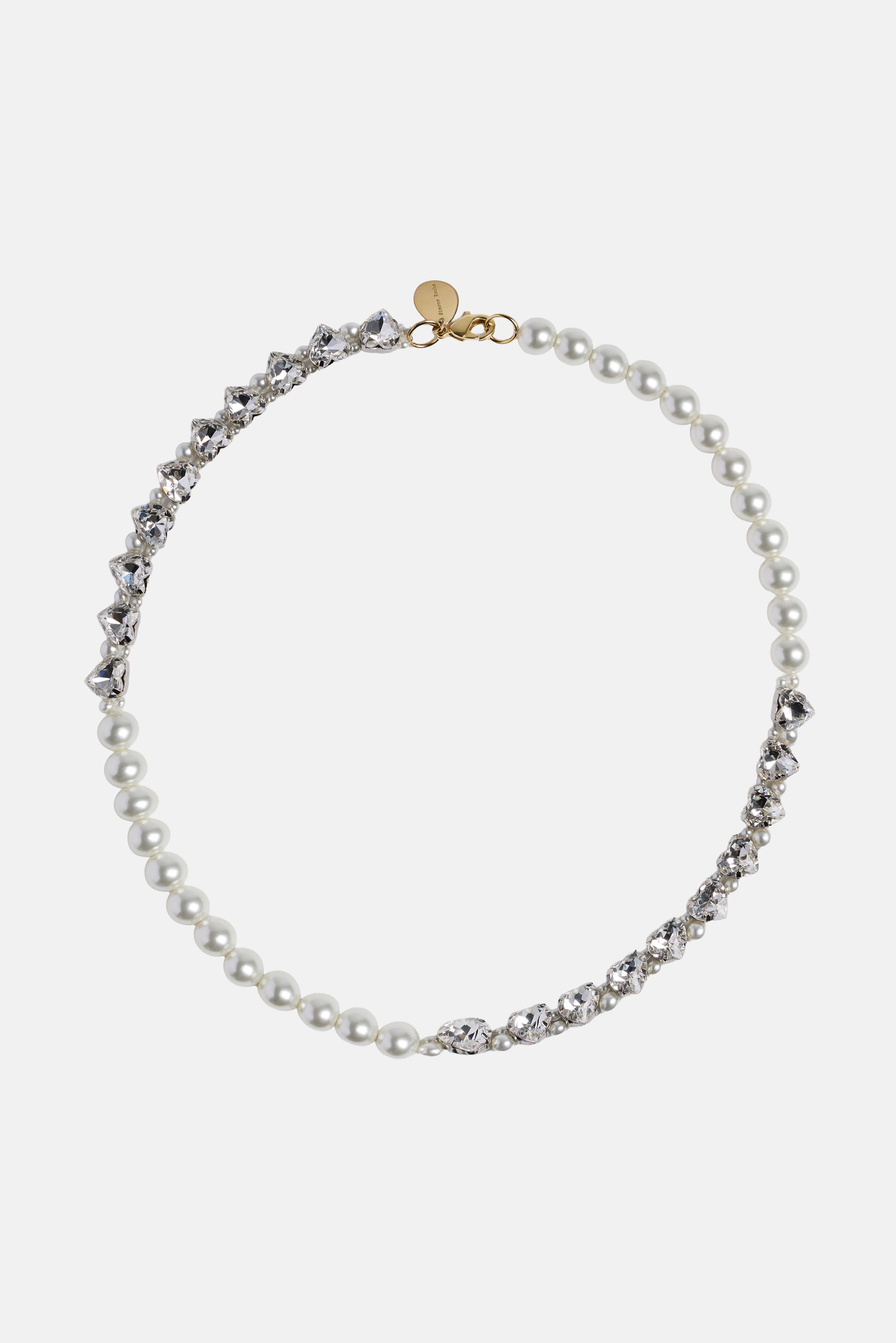 Simone Rocha Women Quartet Pearl &Amp; Crystal Heart Necklace SIMONE ROCHA