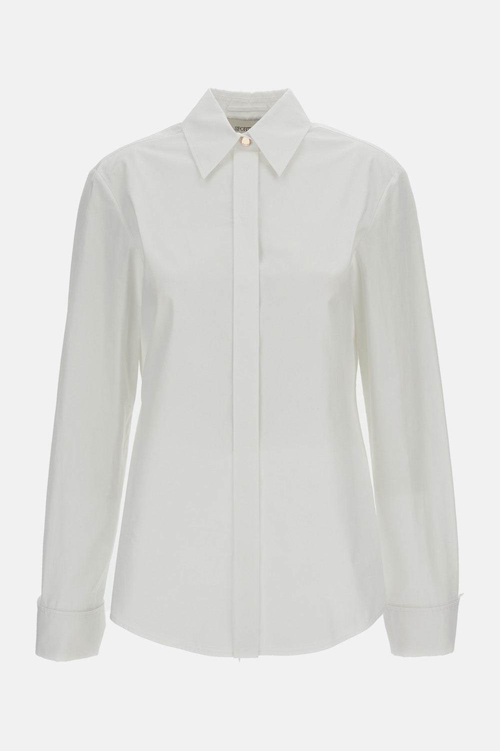 Sportmax Women Fitted Popeline Shirt SPORTMAX