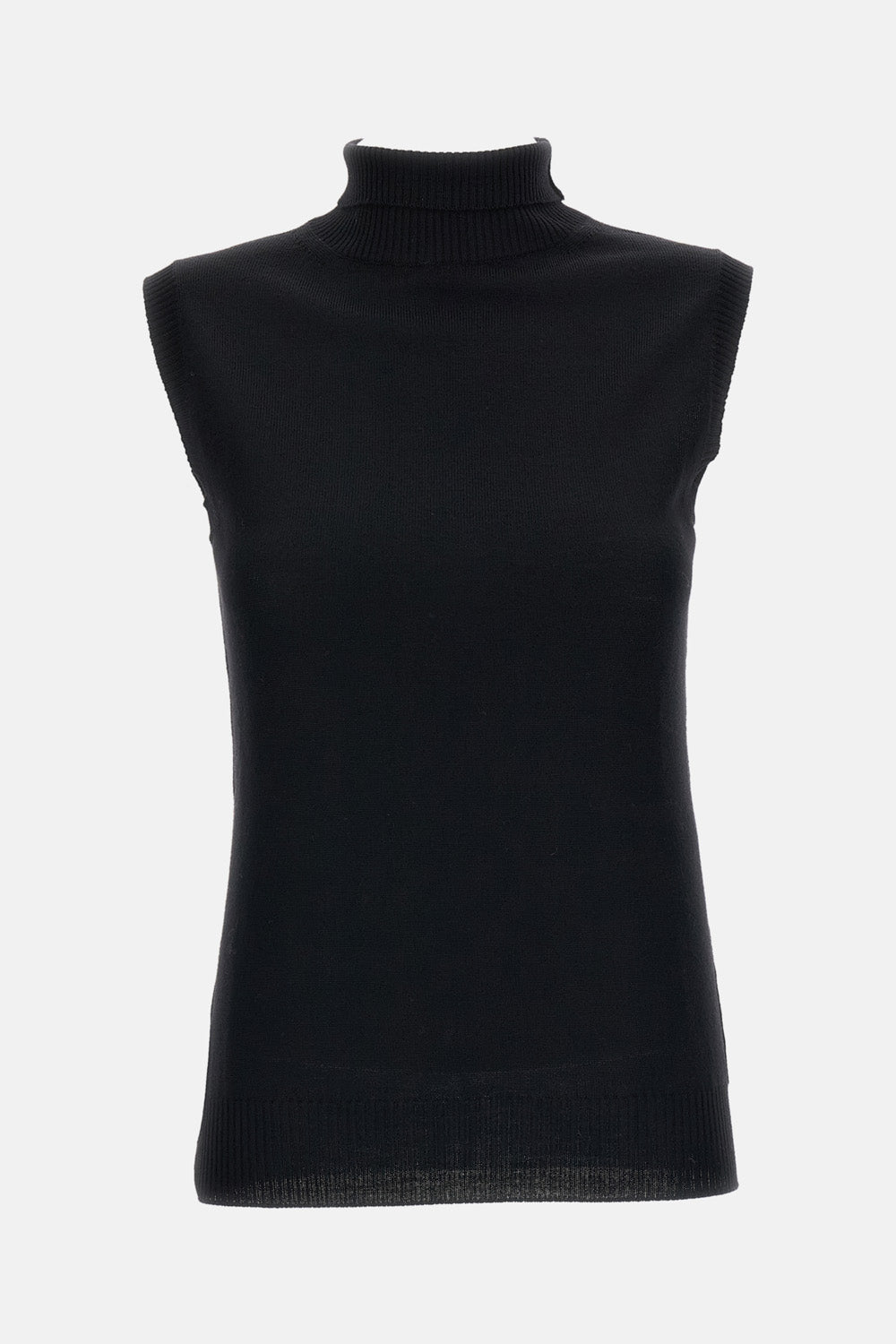 Sportmax Women High Neck Knit Vest SPORTMAX