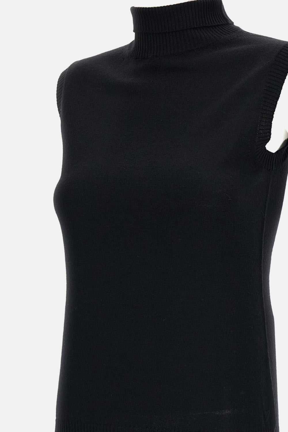 Sportmax Women High Neck Knit Vest SPORTMAX