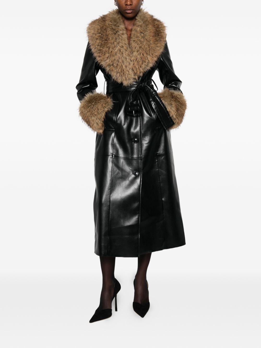 Stand Studio Women Estella Faux Leather Coat STAND STUDIO
