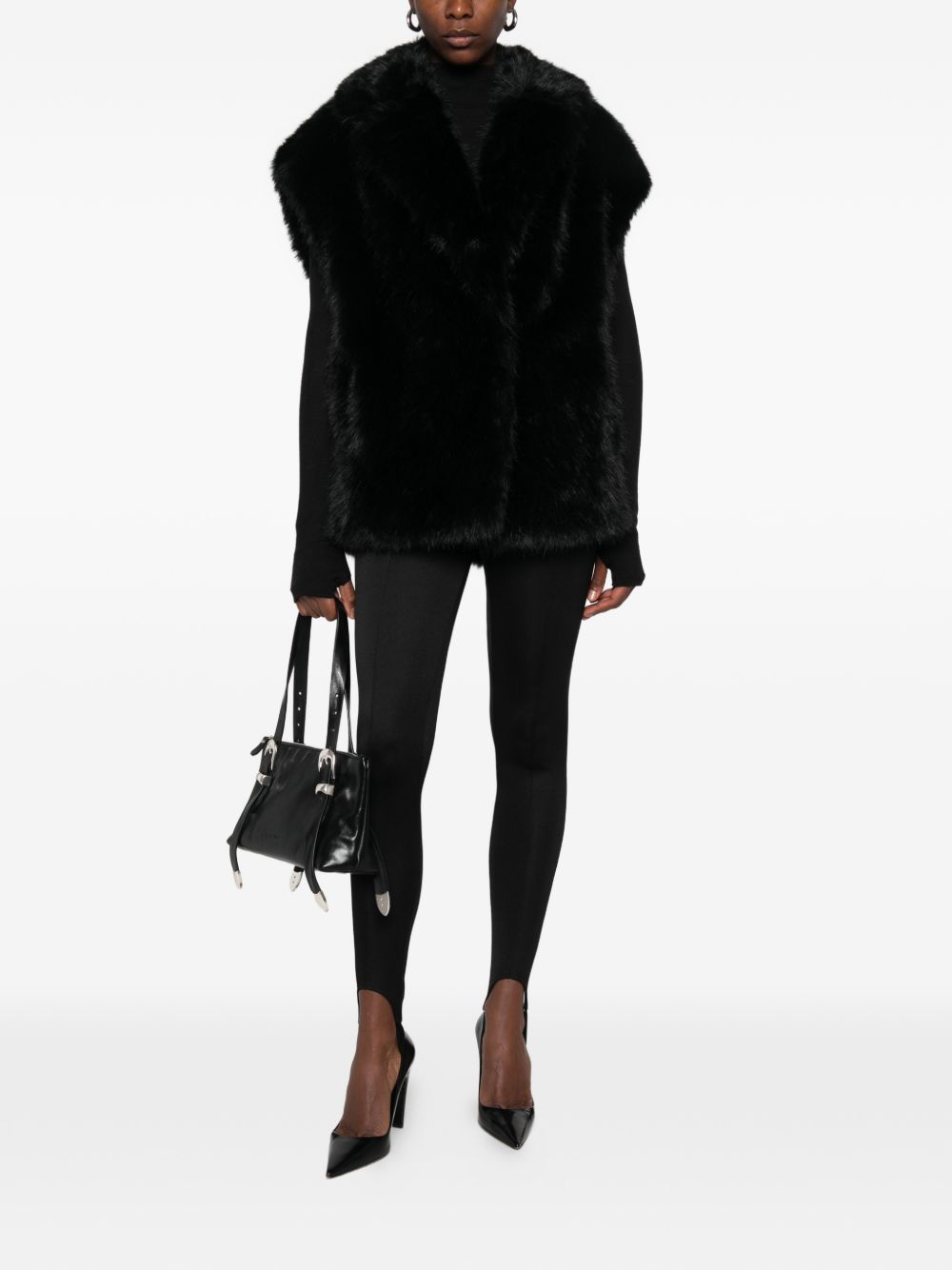 Stand Studio Women Kinley Faux Fur Vest STAND STUDIO