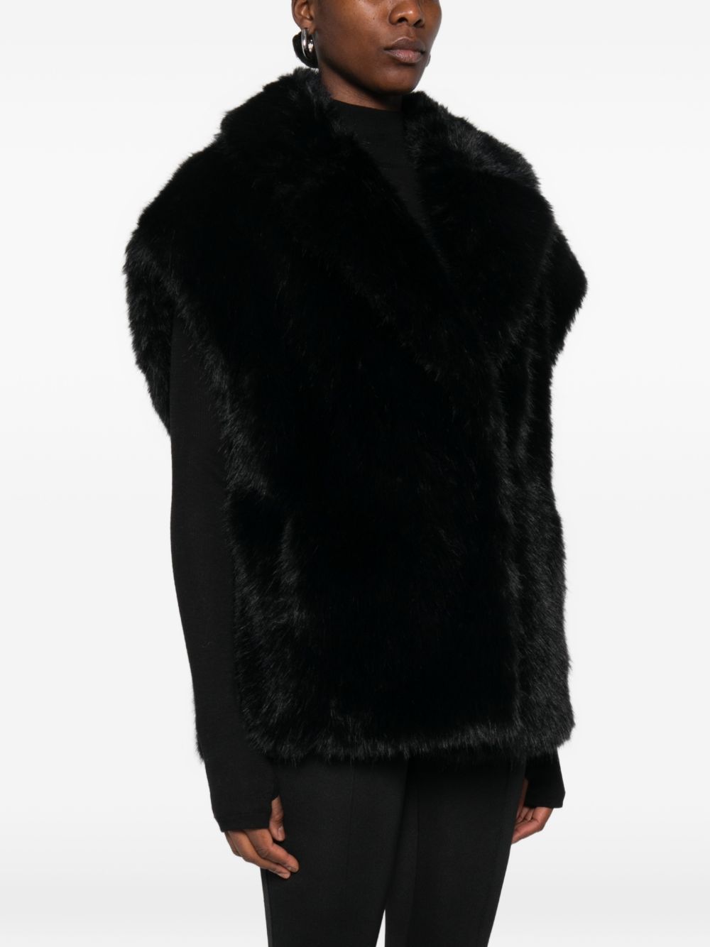 Stand Studio Women Kinley Faux Fur Vest STAND STUDIO