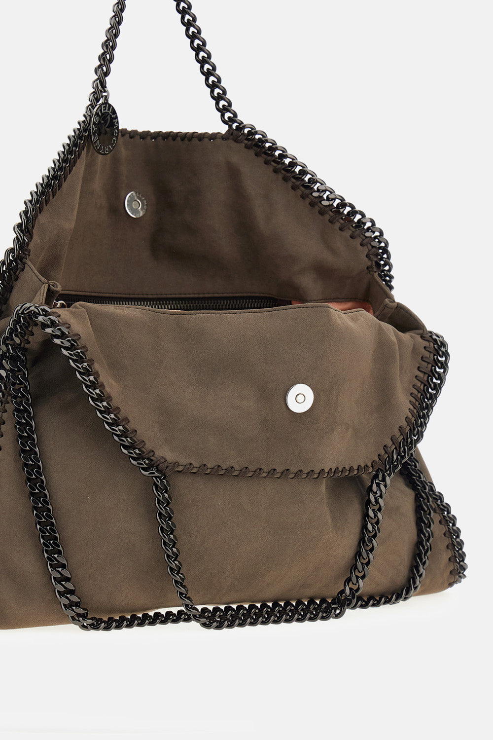 Stella Mccartney Women Falabella 3-Chain Bag Alter Suede STELLA MCCARTNEY
