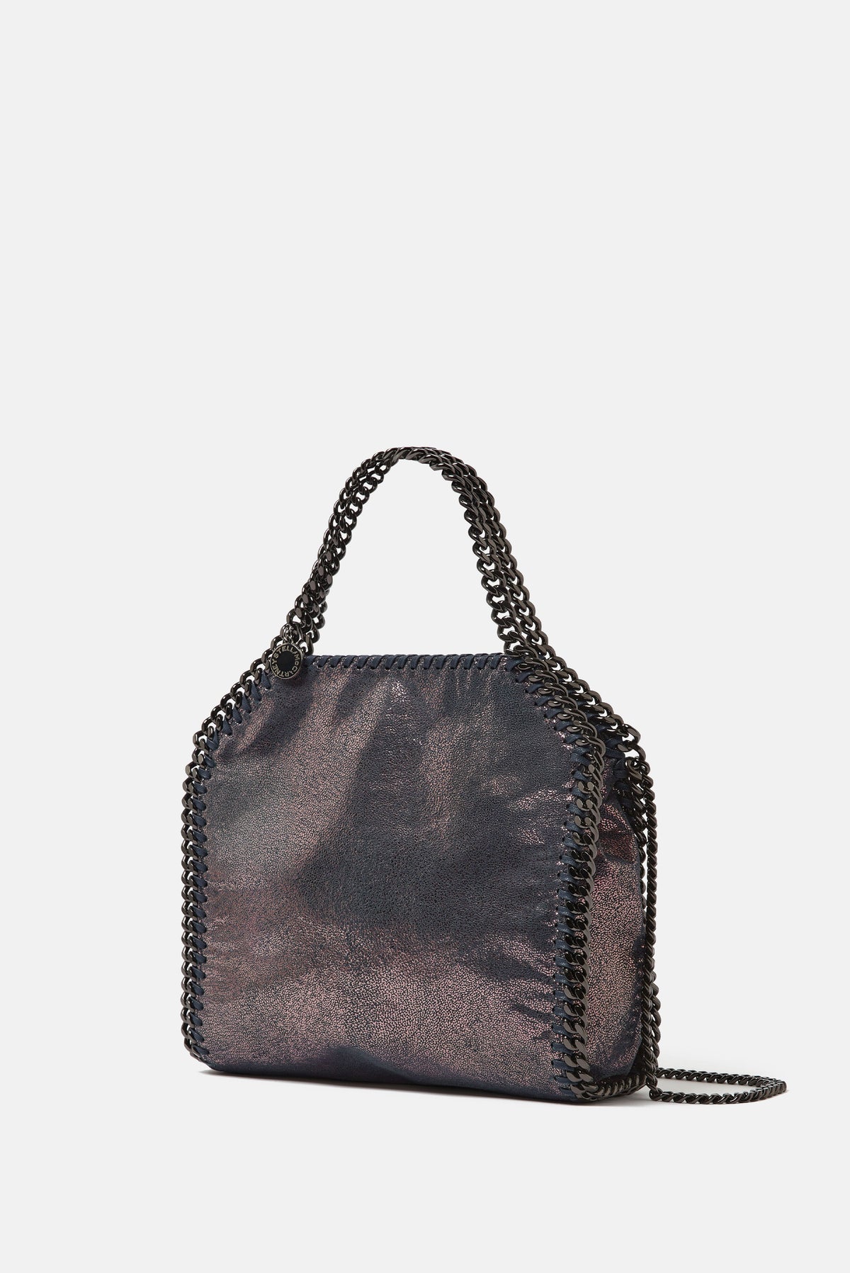 Stella Mccartney Women Falabella Mini Tote Eco Shiny Dotted Chamois Bag STELLA MCCARTNEY
