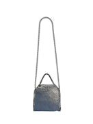 Stella Mccartney Women Falabella Tiny Tote Eco Shiny Dotted Chamois Bag STELLA MCCARTNEY