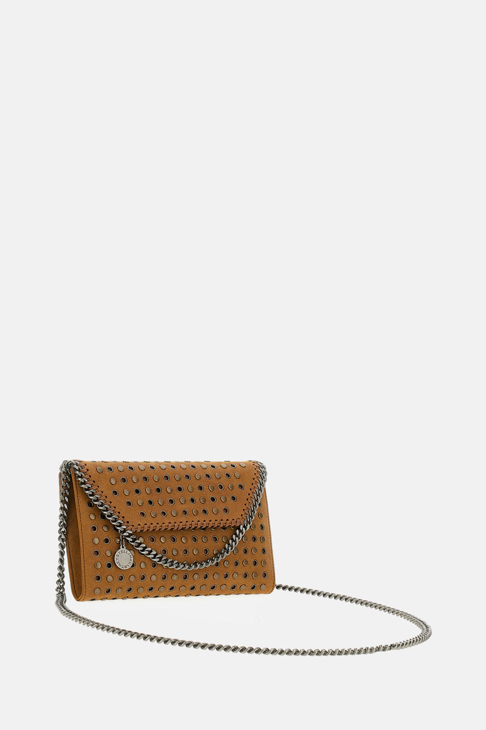 Stella Mccartney Women Falabella Wallet W/ Chain Bag Alter Suede W/Studs &Amp; Eyelets STELLA MCCARTNEY