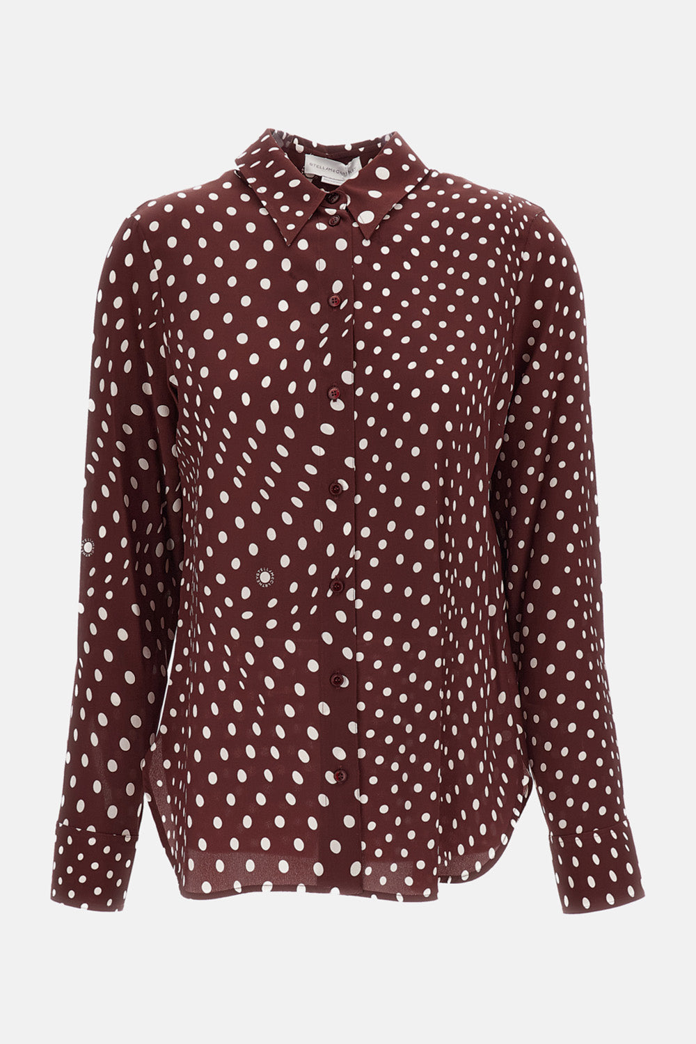 Stella Mccartney Women Polkadots Printed Silk Shirt STELLA MCCARTNEY
