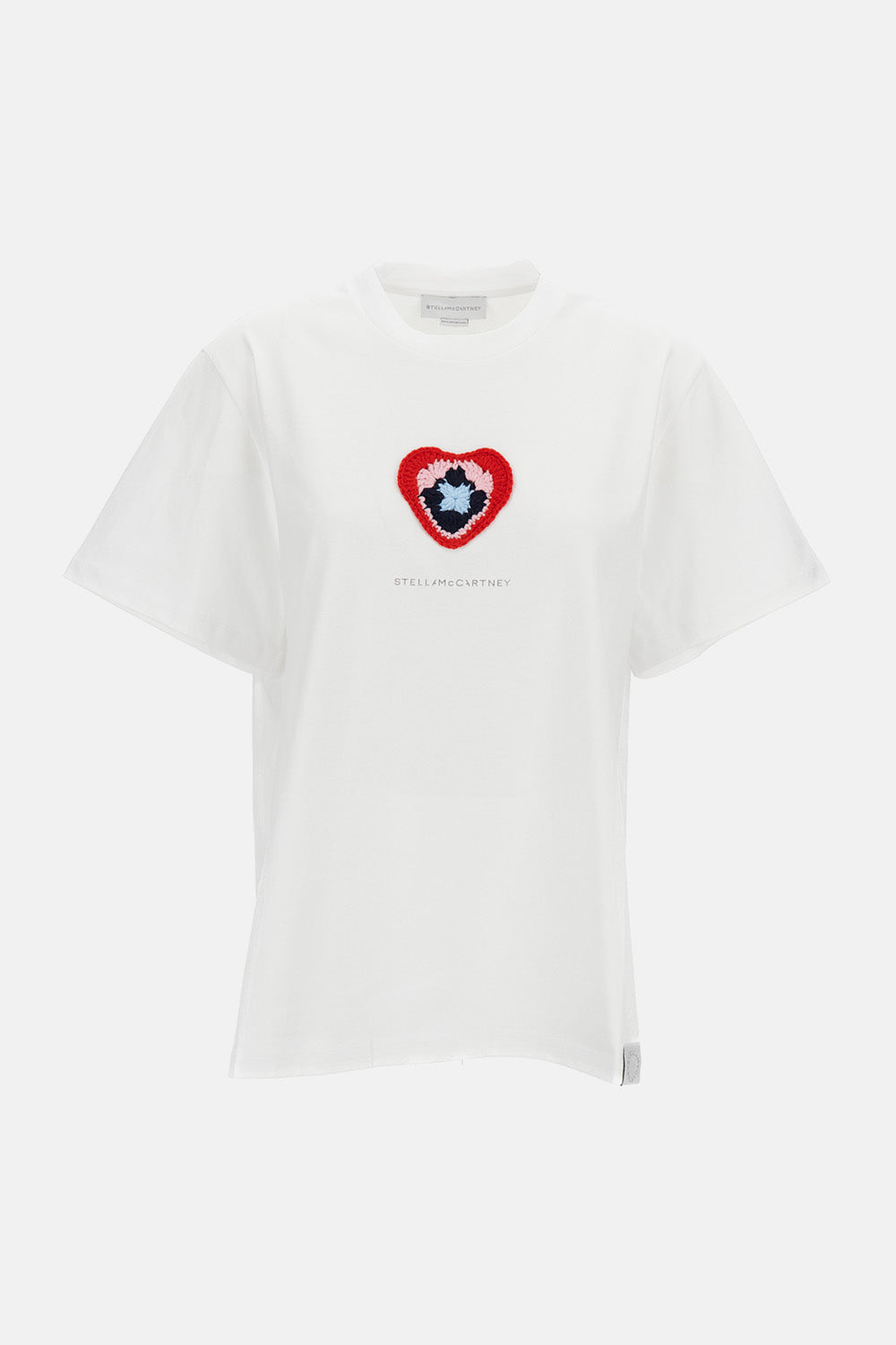 Stella Mccartney Women Crochet Heart Boyfriend T-Shirt STELLA MCCARTNEY