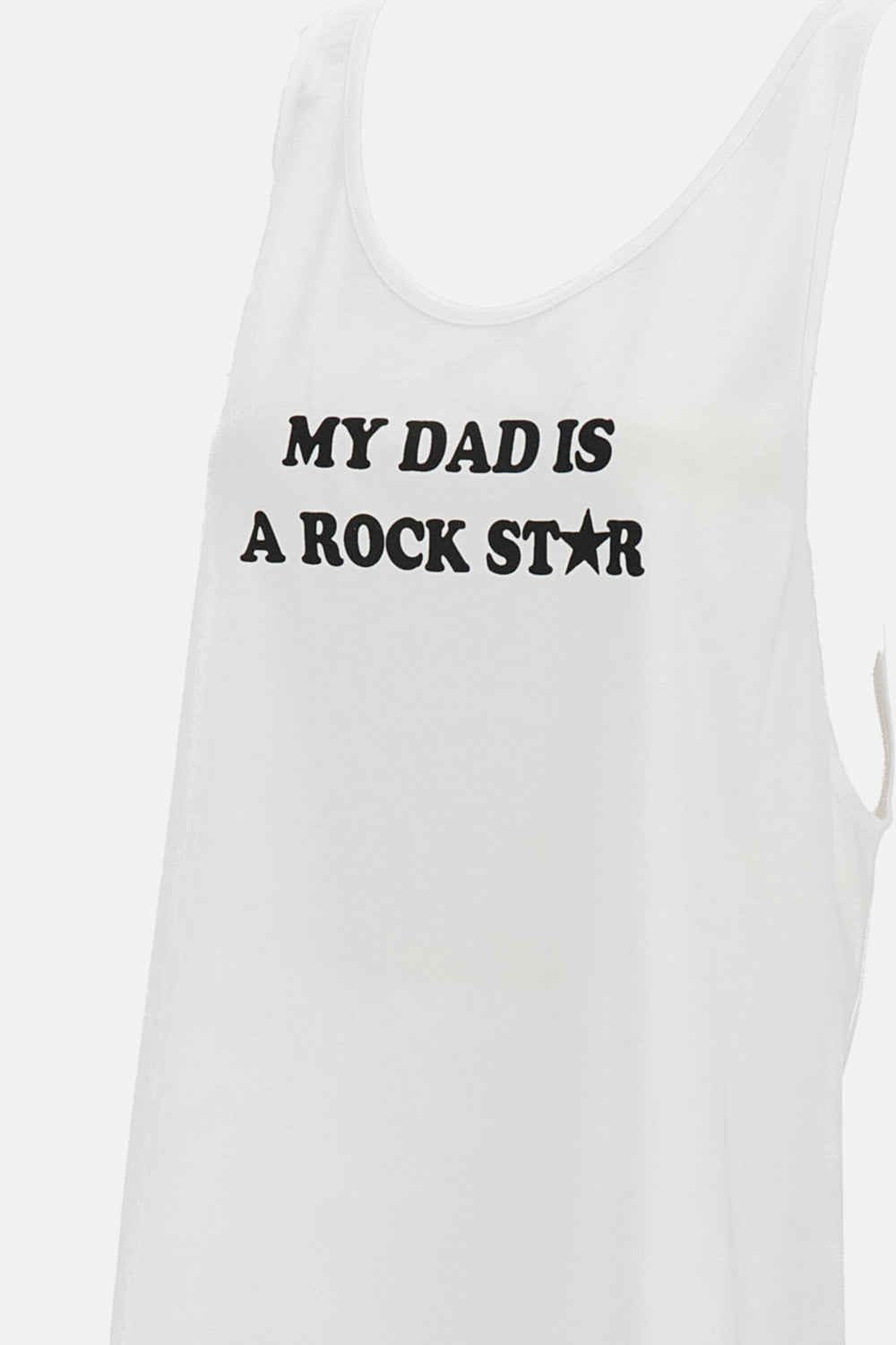 Stella Mccartney Women My Dad Is A Rockstar Tank Top STELLA MCCARTNEY