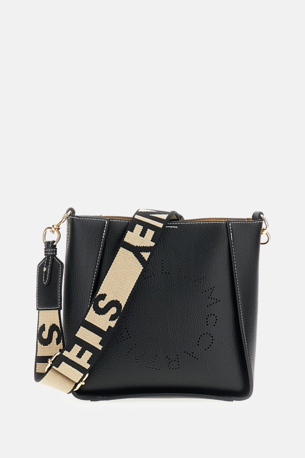 Stella Mccartney Women Logo Crossbody Bag Grainy Alter Mat STELLA MCCARTNEY
