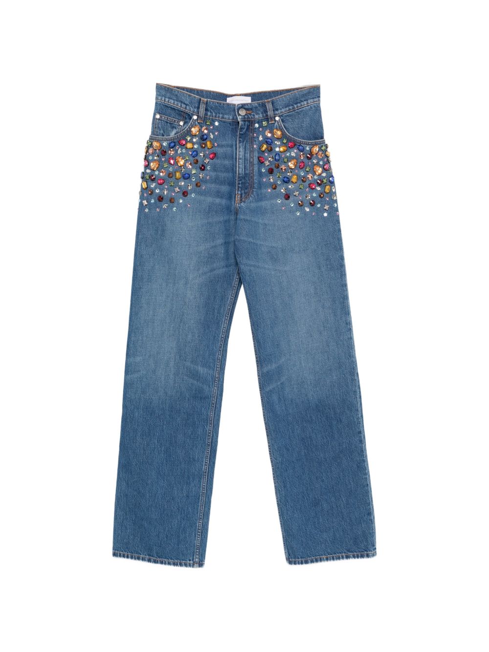 Stella Mccartney Women Crystal Embellished Denim Jeans STELLA MCCARTNEY