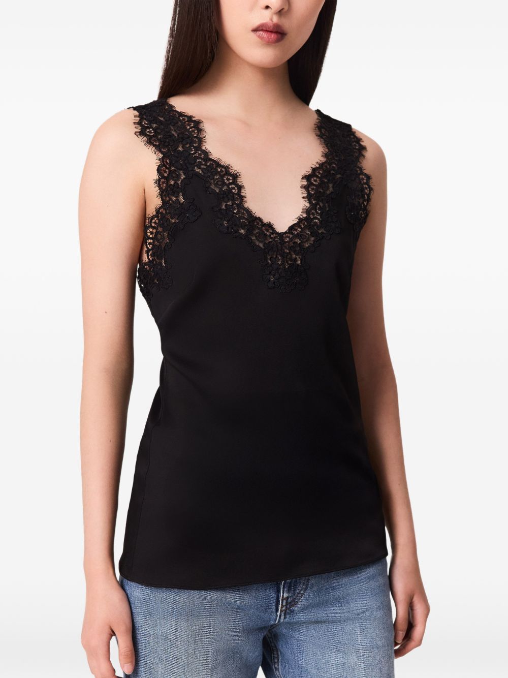 Stella Mccartney Women Lace-Trimmed Top STELLA MCCARTNEY