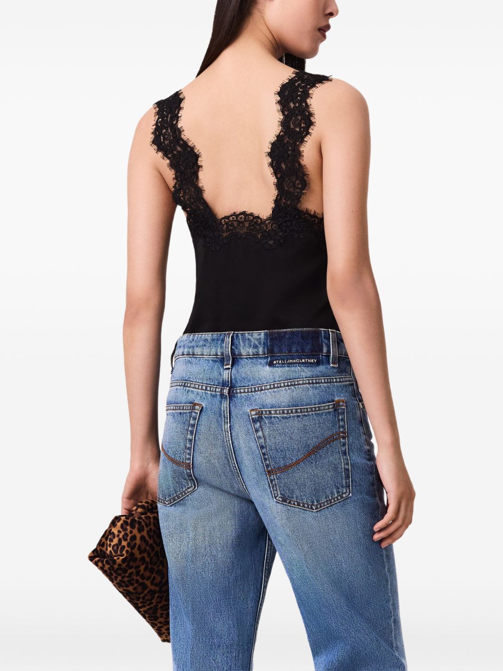 Stella Mccartney Women Lace-Trimmed Top STELLA MCCARTNEY
