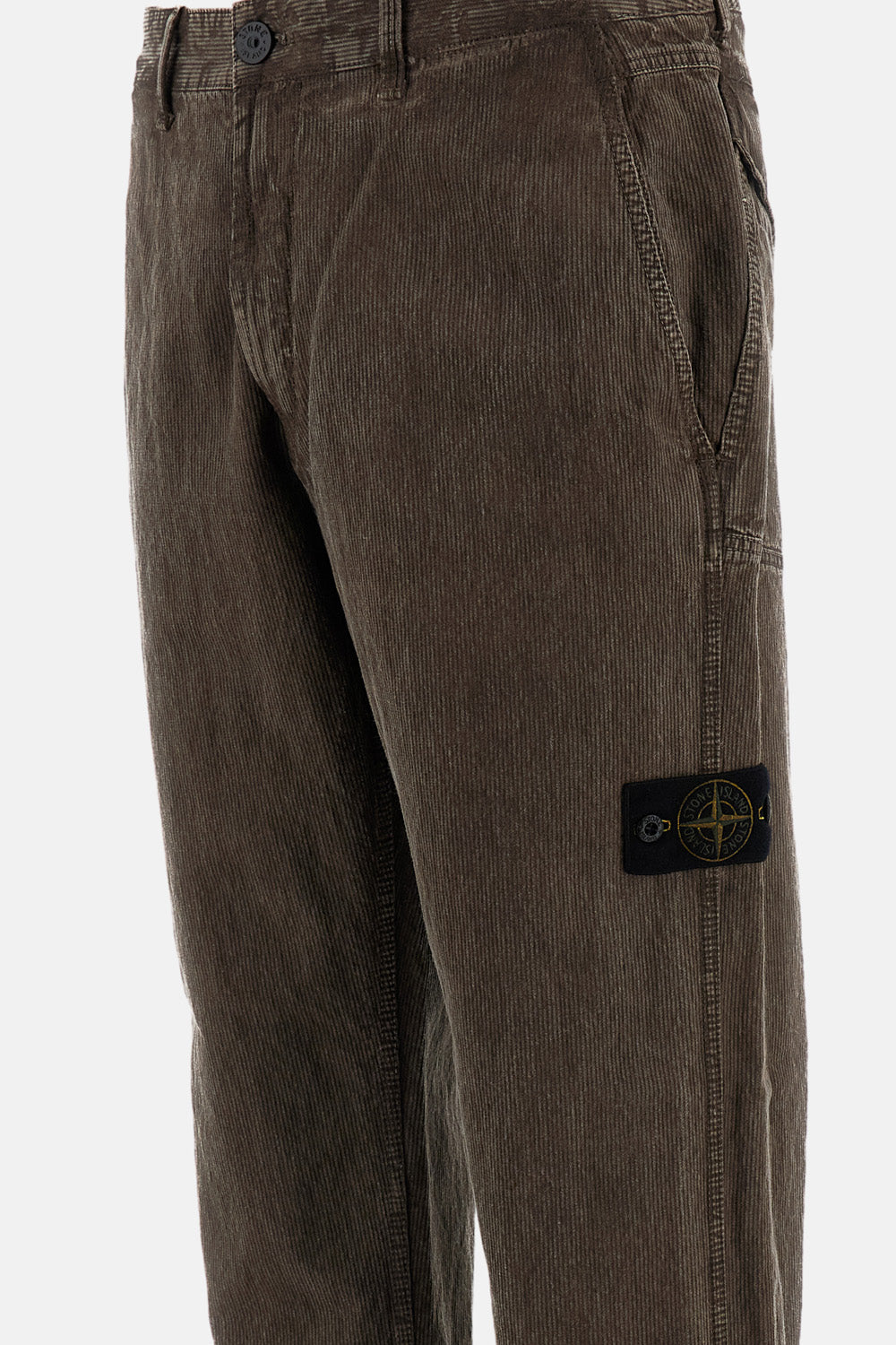Stone Island Men Terra Effect Corduroy Pants STONE ISLAND