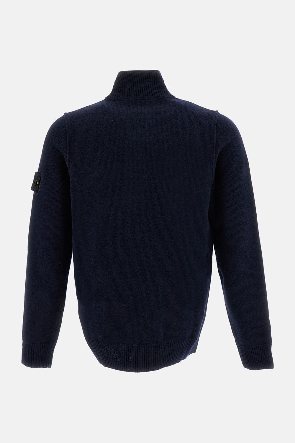 Stone Island Men Lambswool Half-Zip And Button Sweater STONE ISLAND