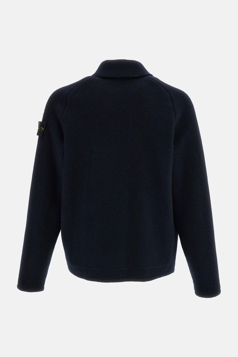 Stone Island Men Felted Rws Wool Cardigan STONE ISLAND
