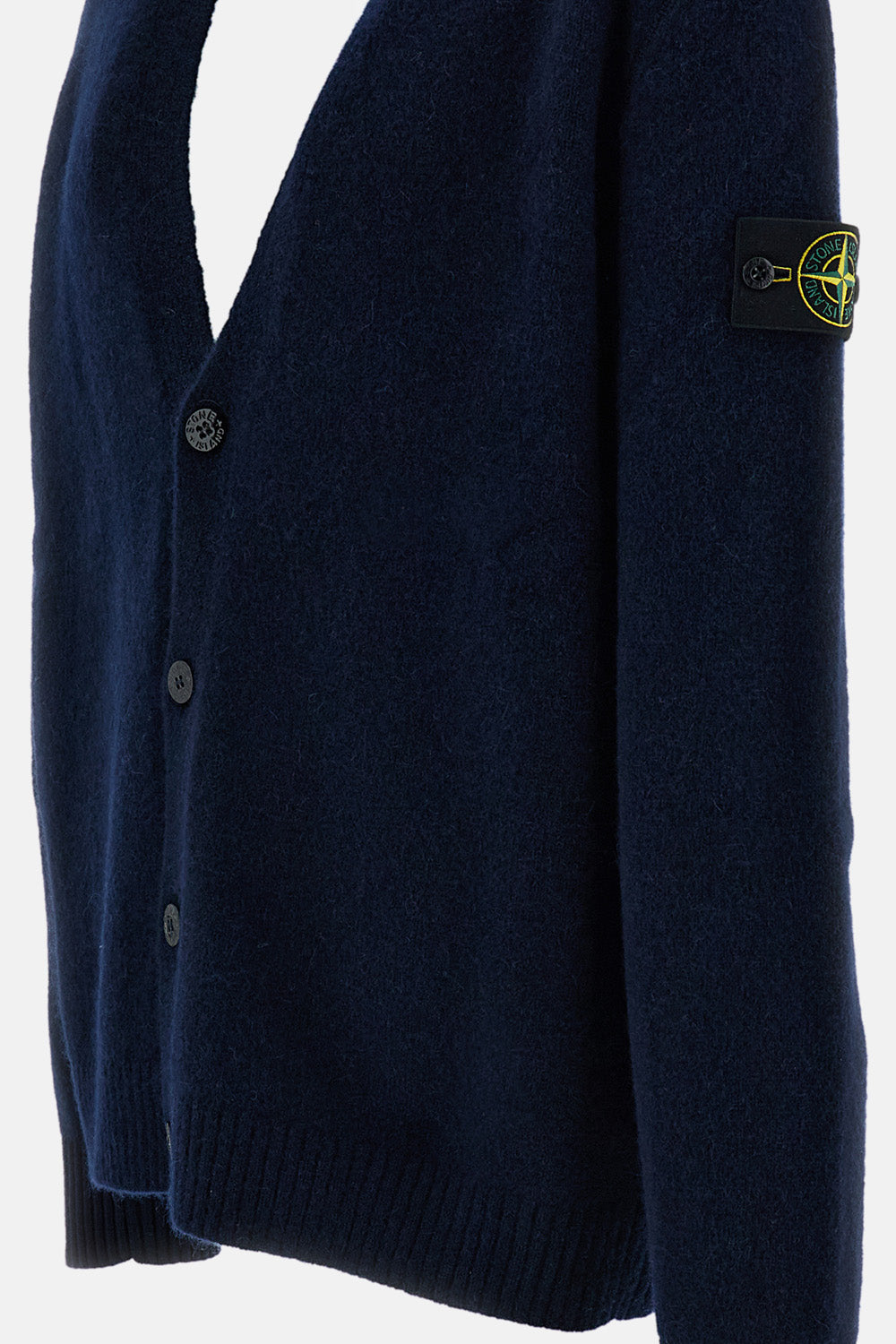 Stone Island Men Baby Alpaca Blend V-Neck Cardigan STONE ISLAND