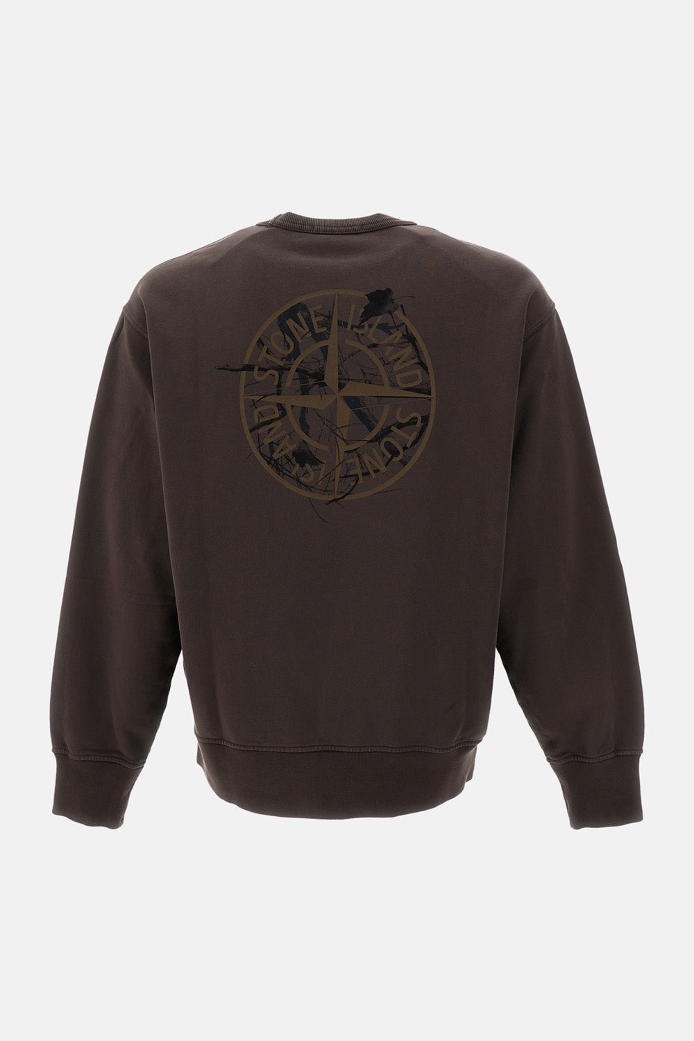 Stone Island Men "Camo Compass" Oversized Crewneck Sweatshirt STONE ISLAND
