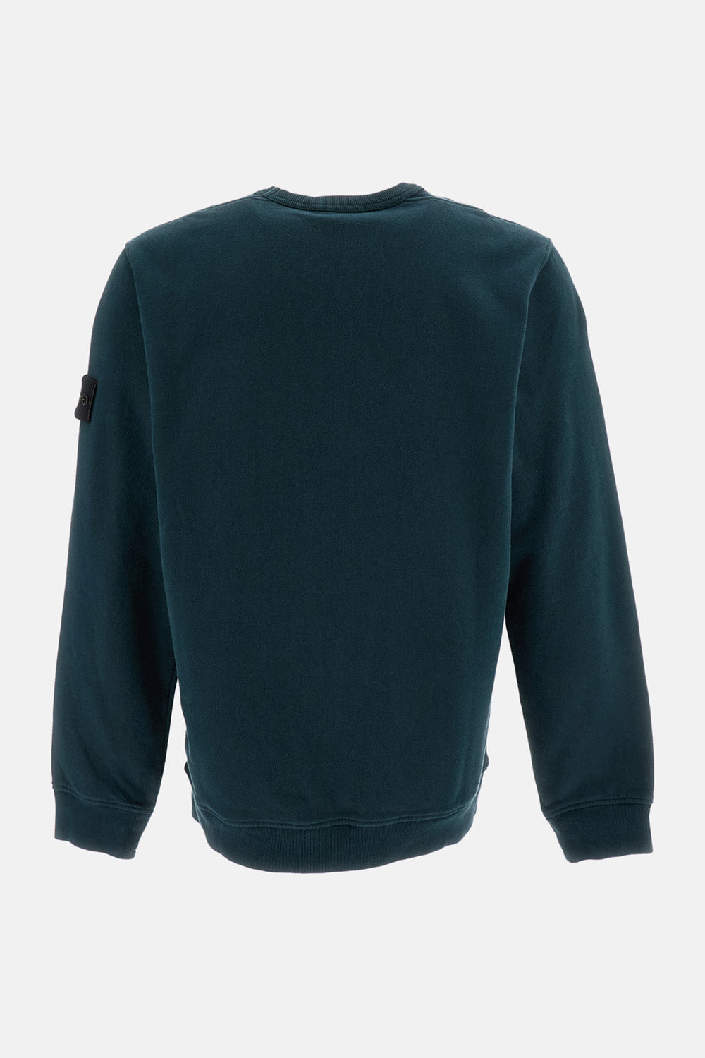 Stone Island Men Brushed Organic Cotton Fleece Crewneck Sweatshirt STONE ISLAND