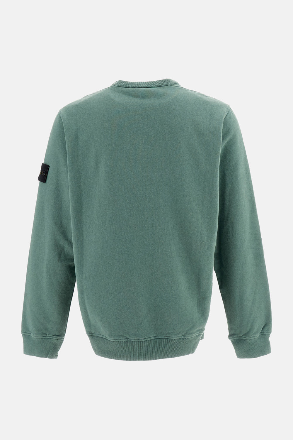 Stone Island Men Brushed Organic Cotton Fleece Crewneck Sweatshirt STONE ISLAND