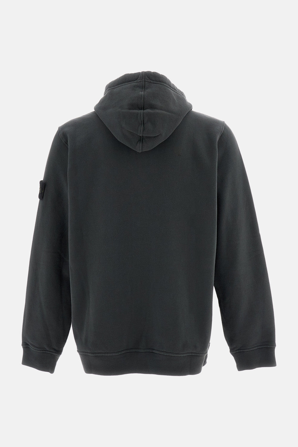 Stone Island Men Brushed Organic Cotton Fleece Zip Hooded Sweatshirt STONE ISLAND