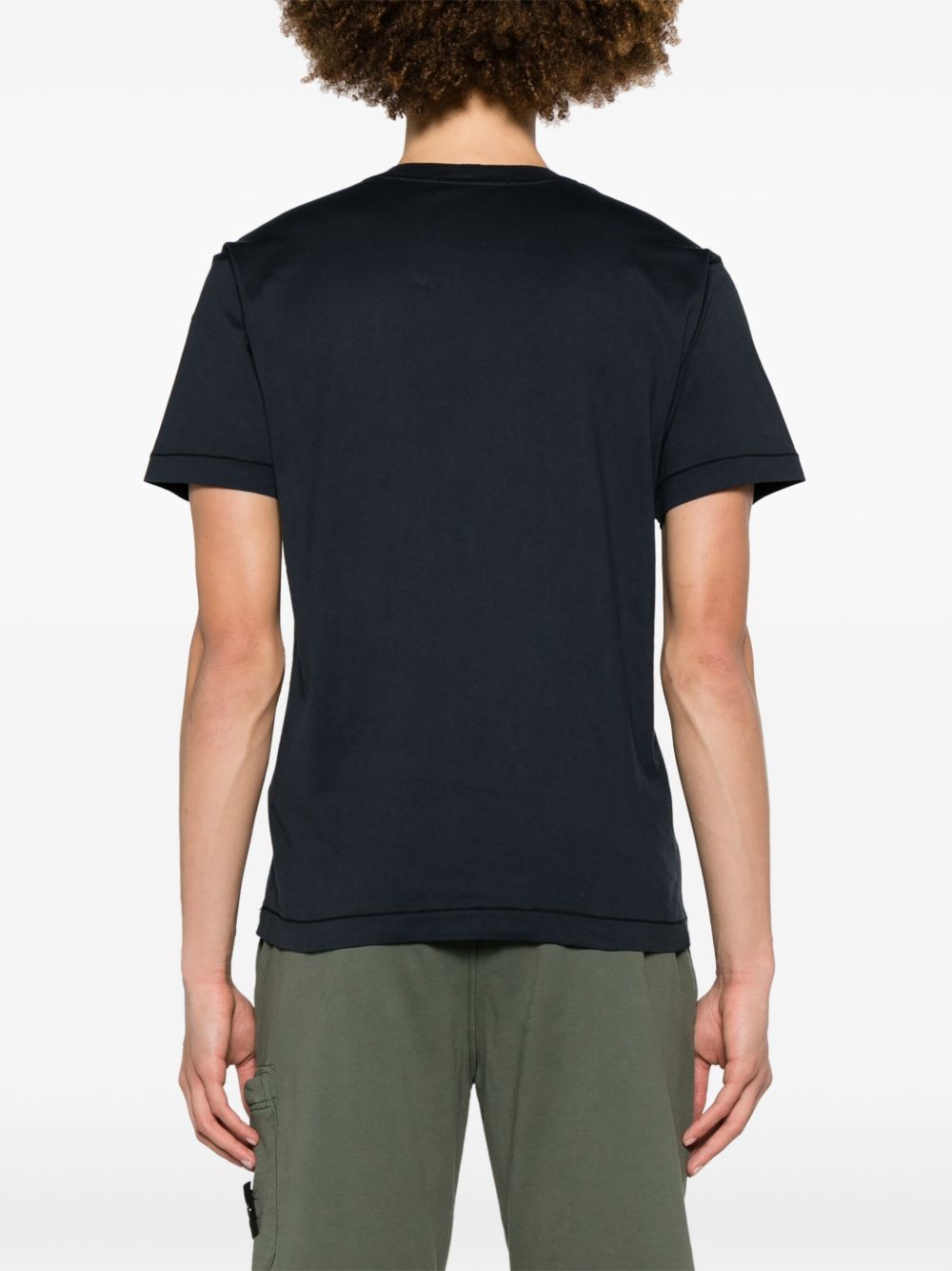 Stone Island Men Logo Cotton T-Shirt STONE ISLAND