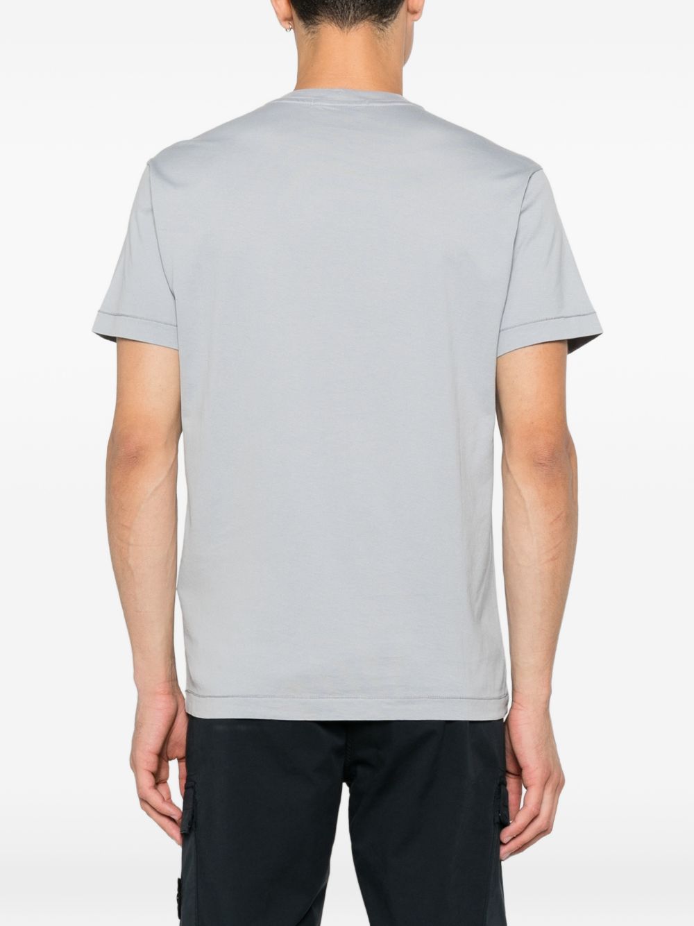 Stone Island Men Logo Cotton T-Shirt STONE ISLAND