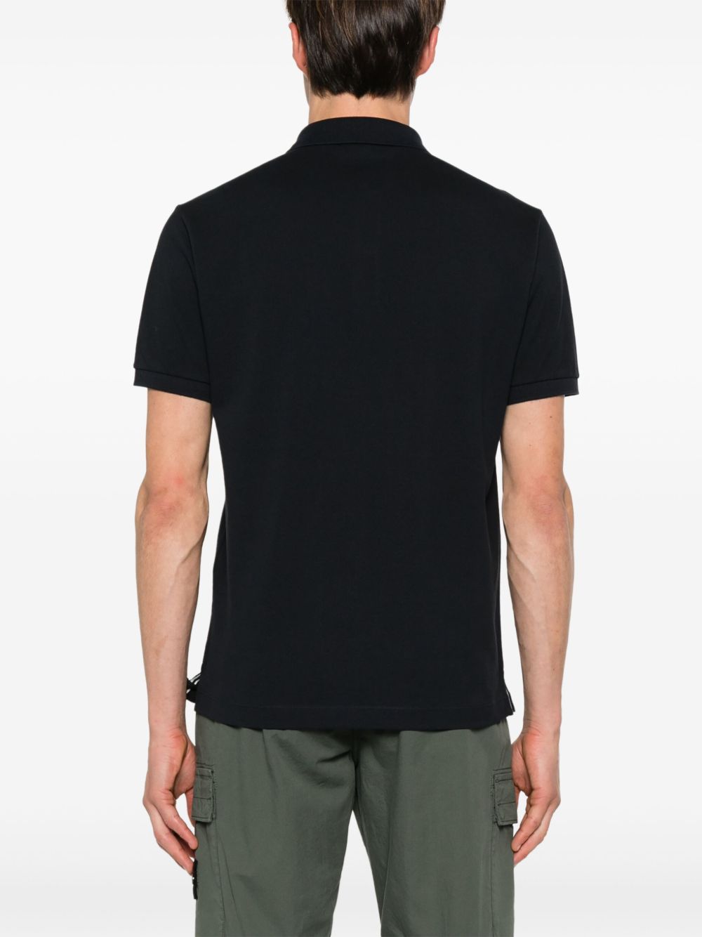 Stone Island Men Logo Cotton Polo Shirt STONE ISLAND