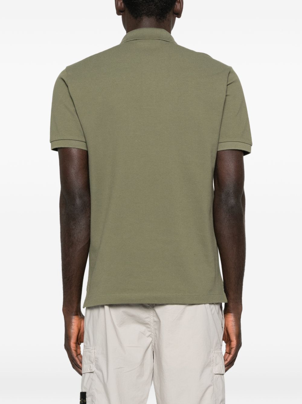 Stone Island Men Logo Cotton Polo Shirt STONE ISLAND