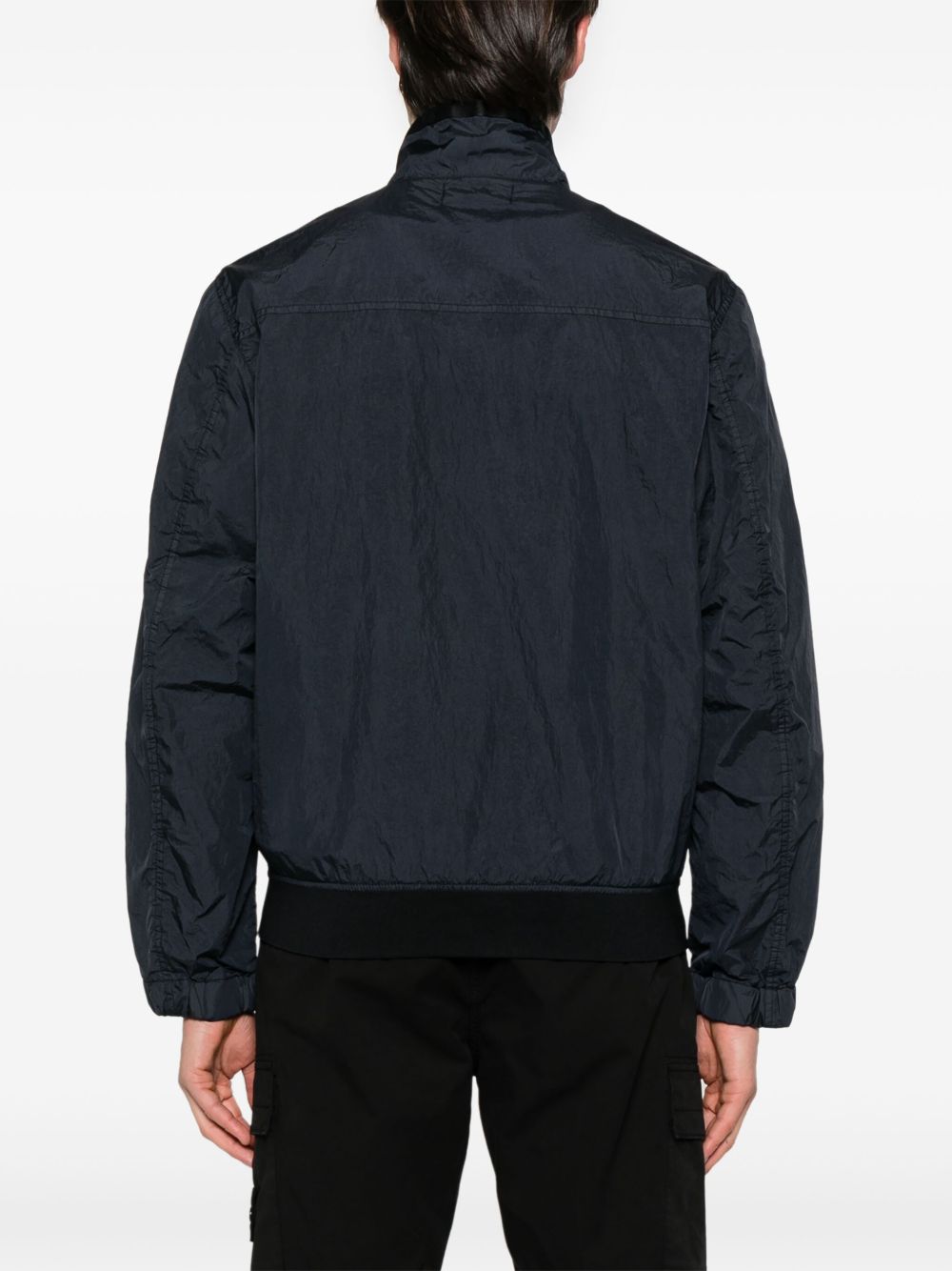 Stone Island Men Logo Nylon Blouson Jacket STONE ISLAND