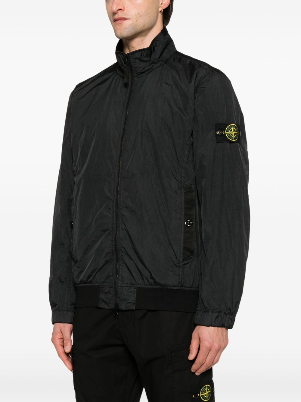 Stone Island Men Logo Nylon Blouson Jacket STONE ISLAND