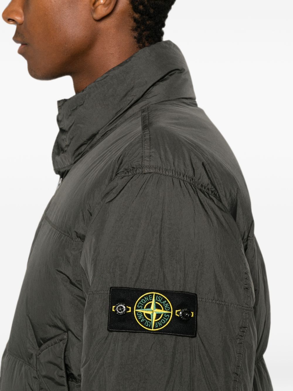 Stone Island Men Nylon Short Down Jacket STONE ISLAND