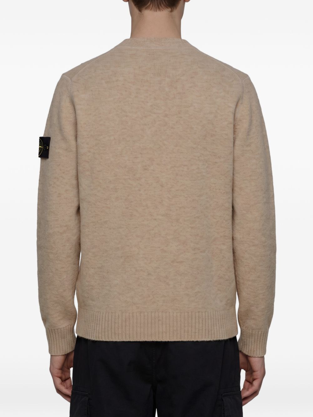 Stone Island Men Wool Crewneck Sweater STONE ISLAND