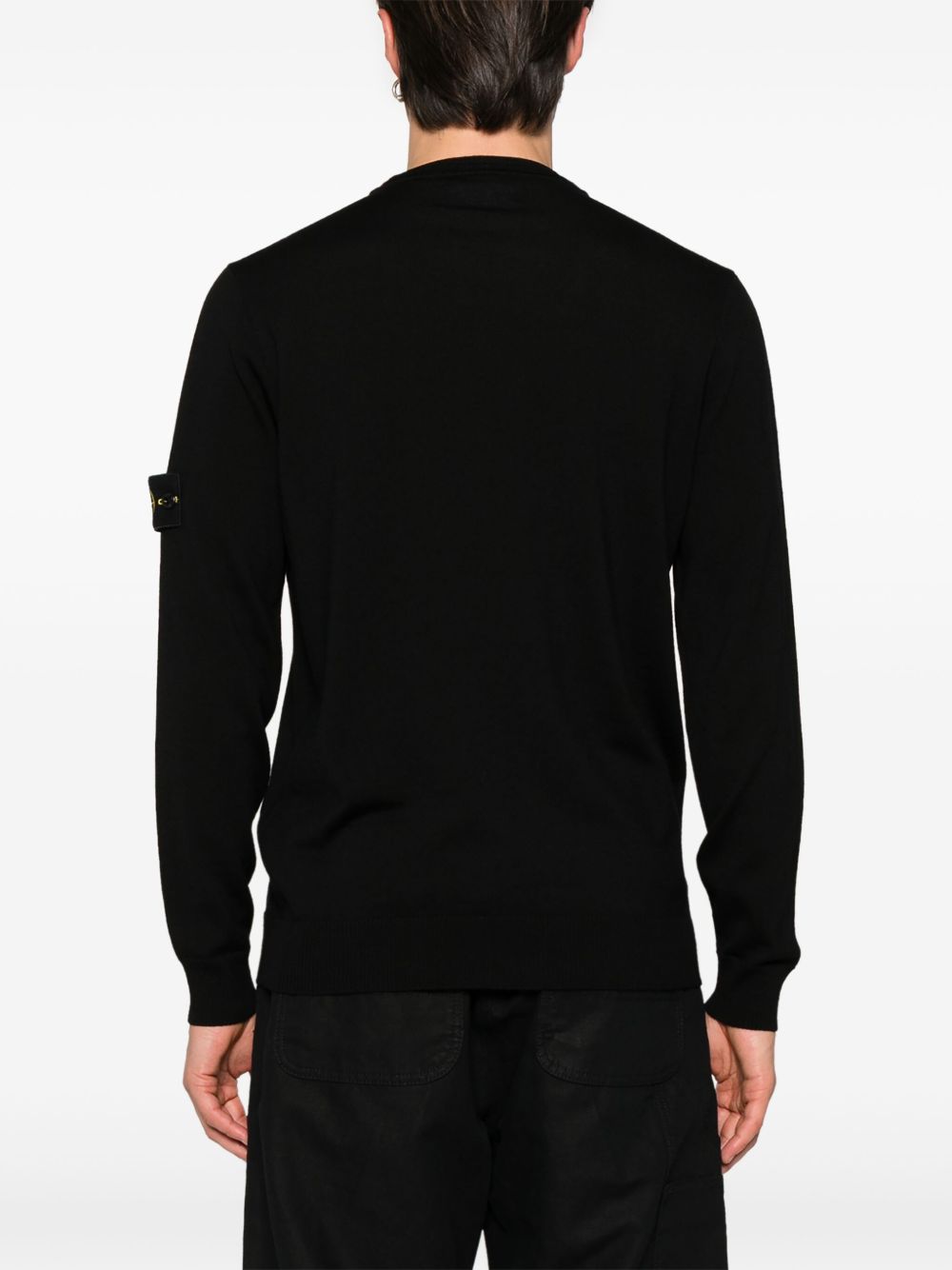 Stone Island Men Wool Crewneck Sweater STONE ISLAND