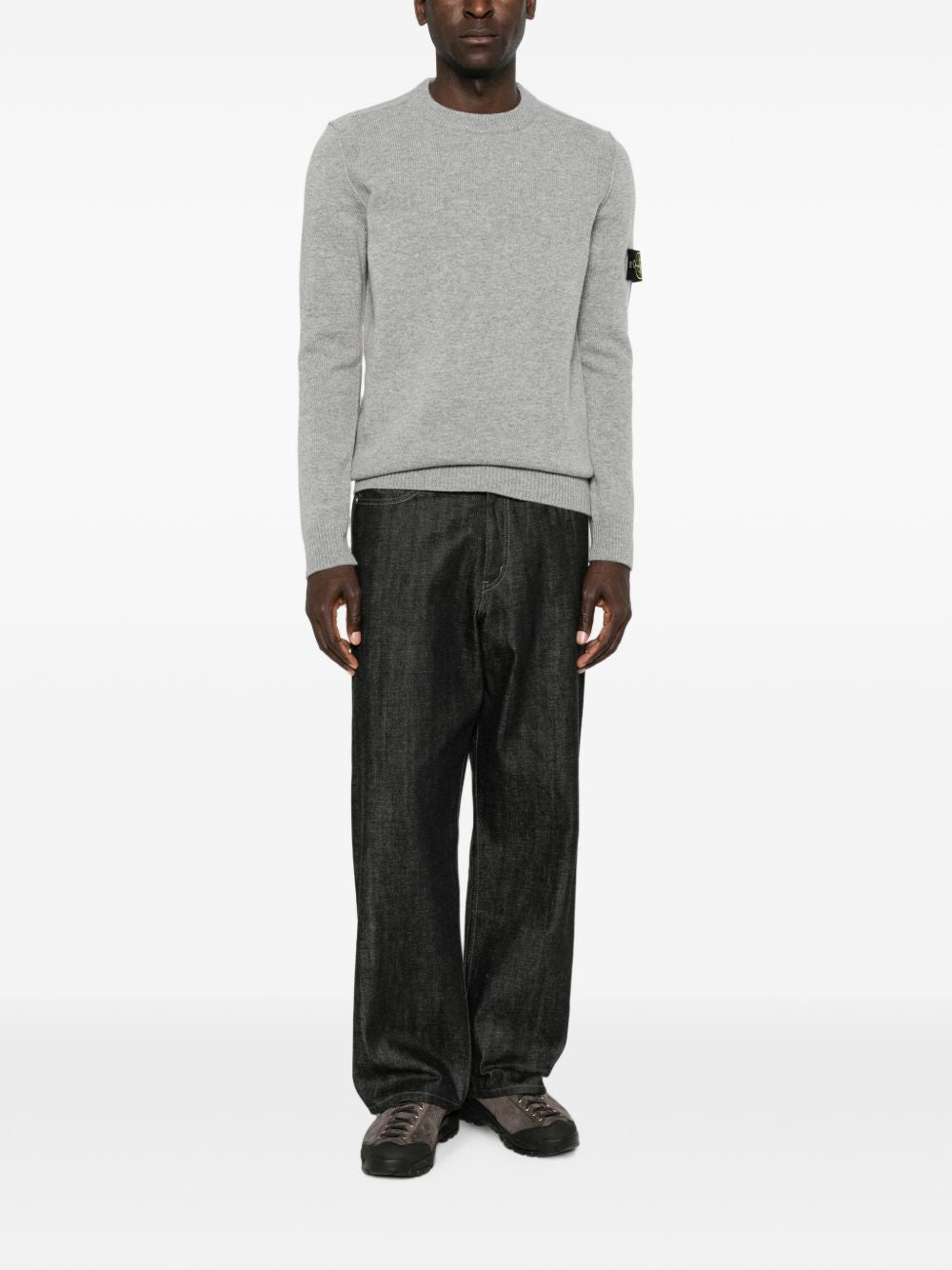 Stone Island Men Wool Crewneck Sweater