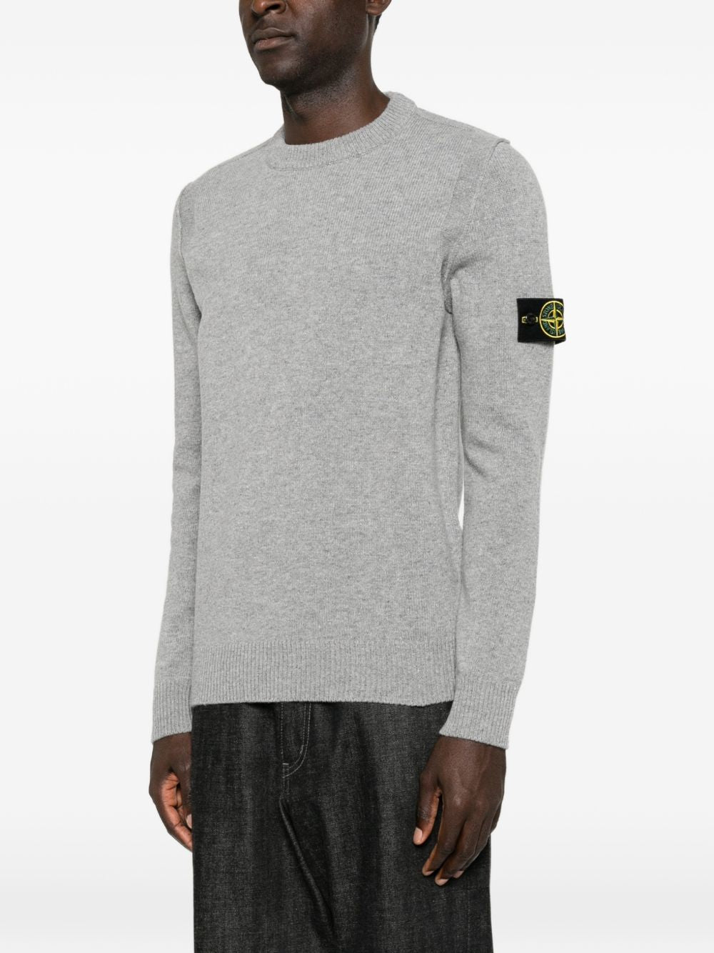 Stone Island Men Wool Crewneck Sweater