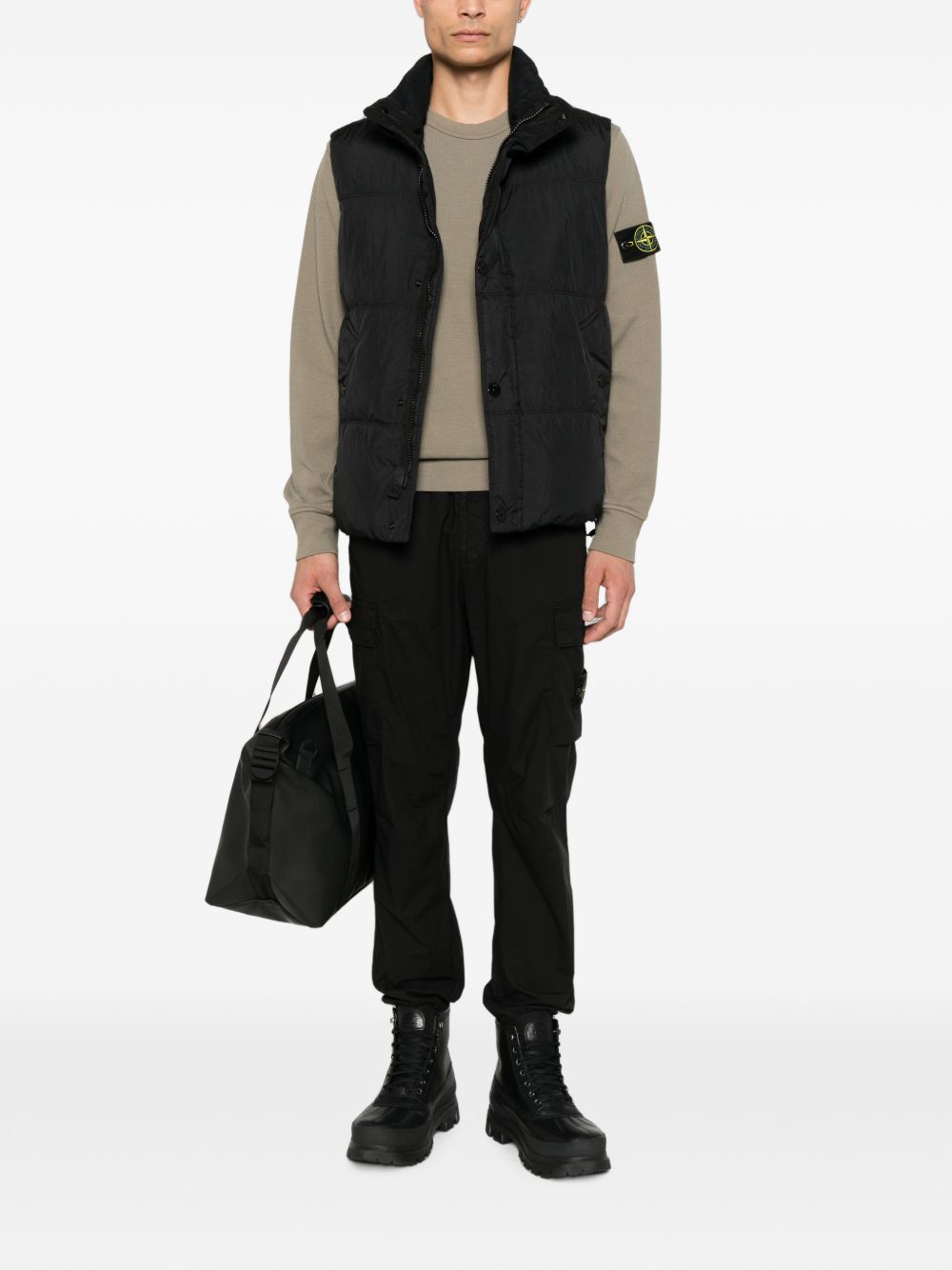 Stone Island Men Nylon Down Vest STONE ISLAND