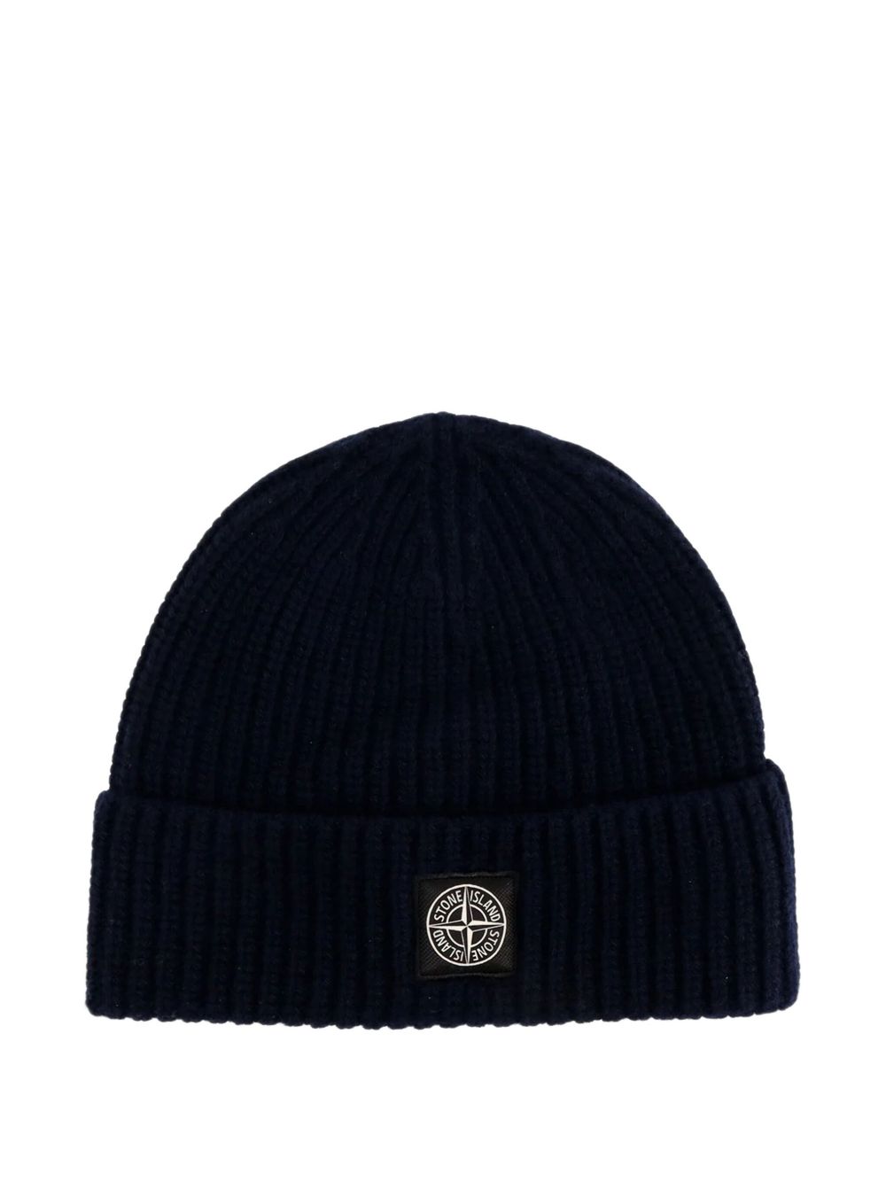 Stone Island Men Logo Wool Beanie STONE ISLAND
