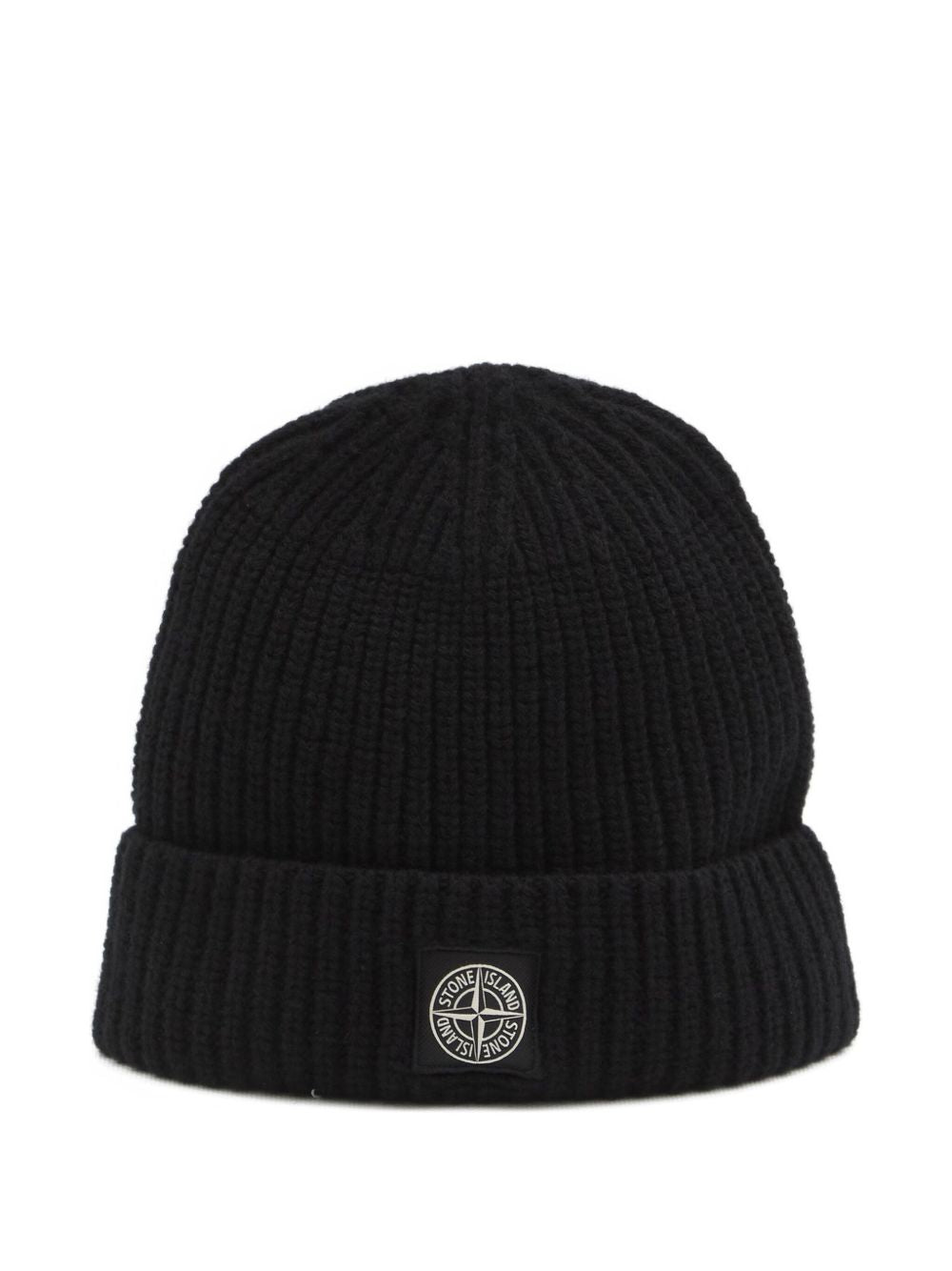 Stone Island Men Logo Wool Beanie STONE ISLAND