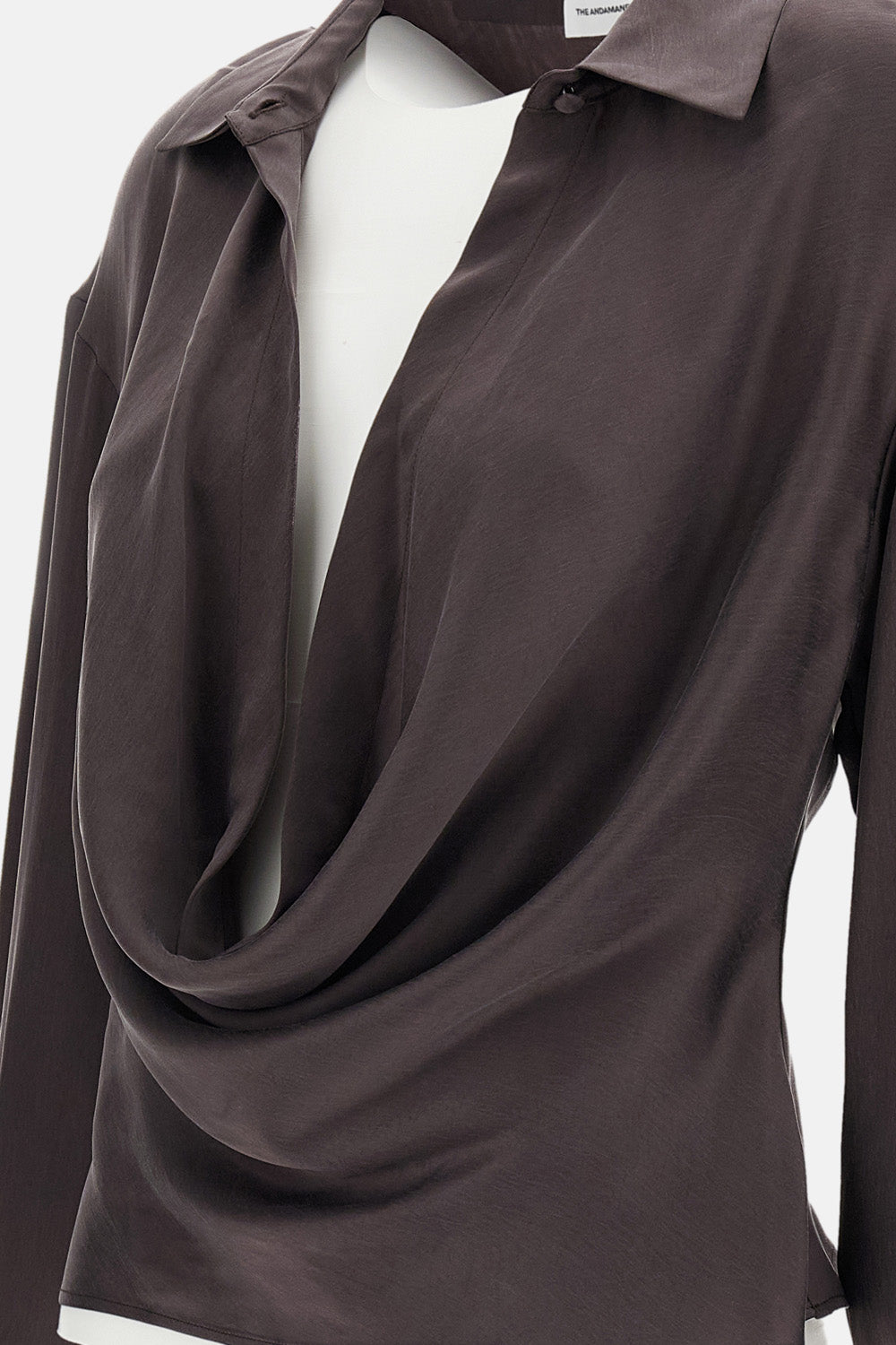 The Andamane Women Lilia - Deep V Collar Blouse THE ANDAMANE