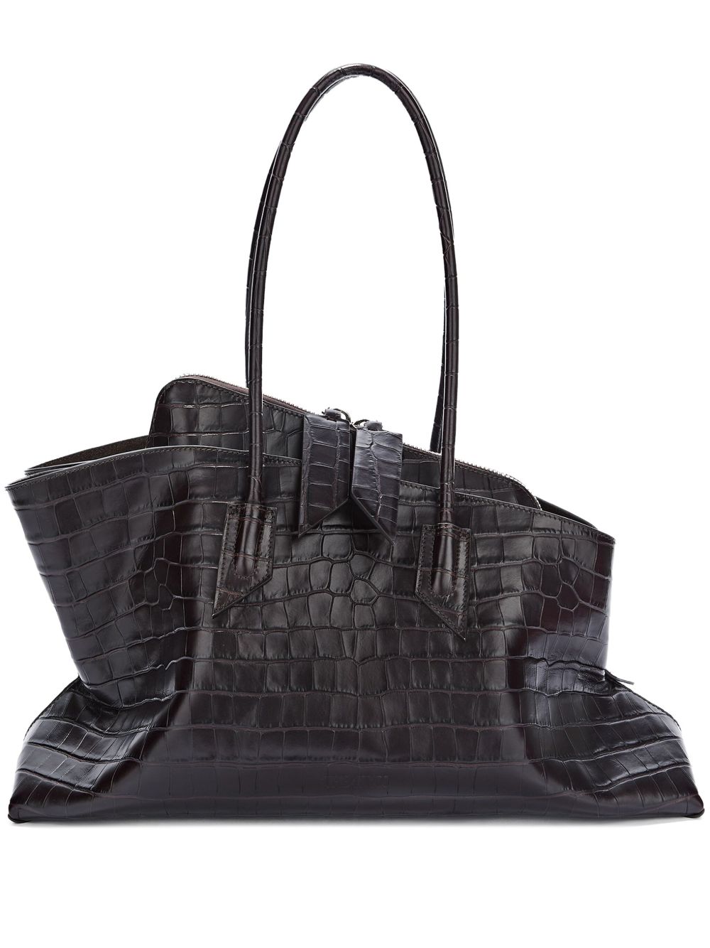 The Attico Women La Passeggiata Medium Leather Shoulder Bag THE ATTICO