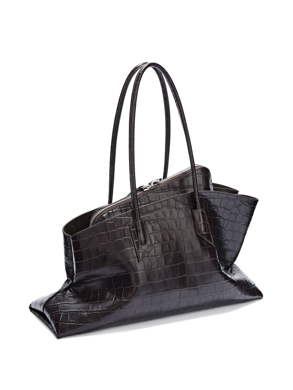 The Attico Women La Passeggiata Medium Leather Shoulder Bag THE ATTICO