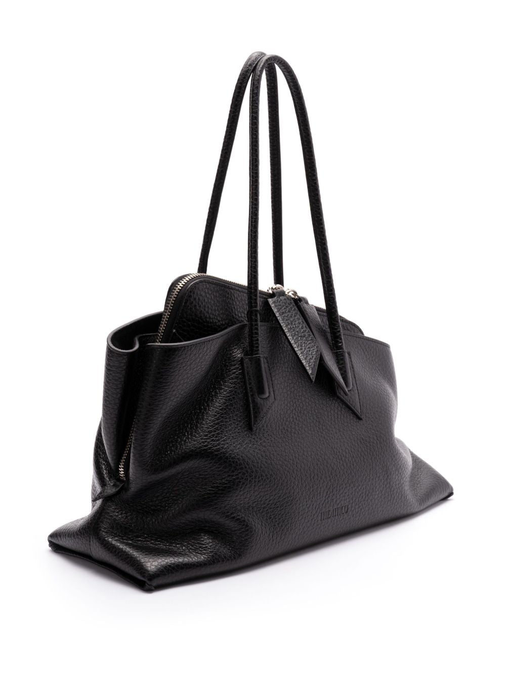 The Attico Women La Passeggiata Medium Leather Handbag THE ATTICO