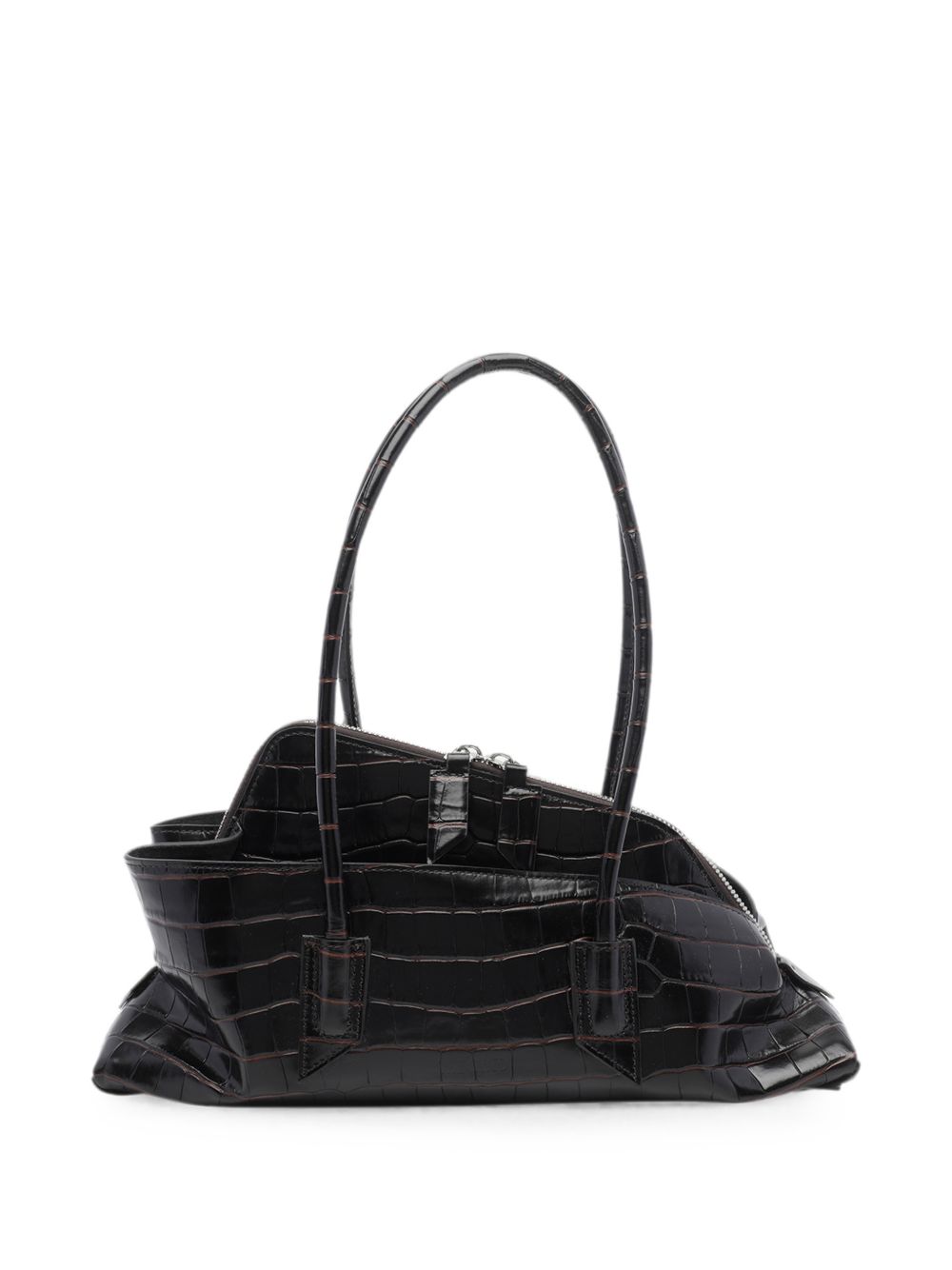 The Attico Women La Passeggiata Small Leather Shoulder Bag THE ATTICO