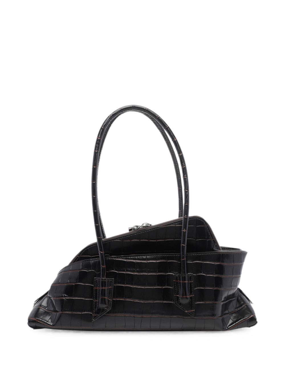 The Attico Women La Passeggiata Small Leather Shoulder Bag THE ATTICO