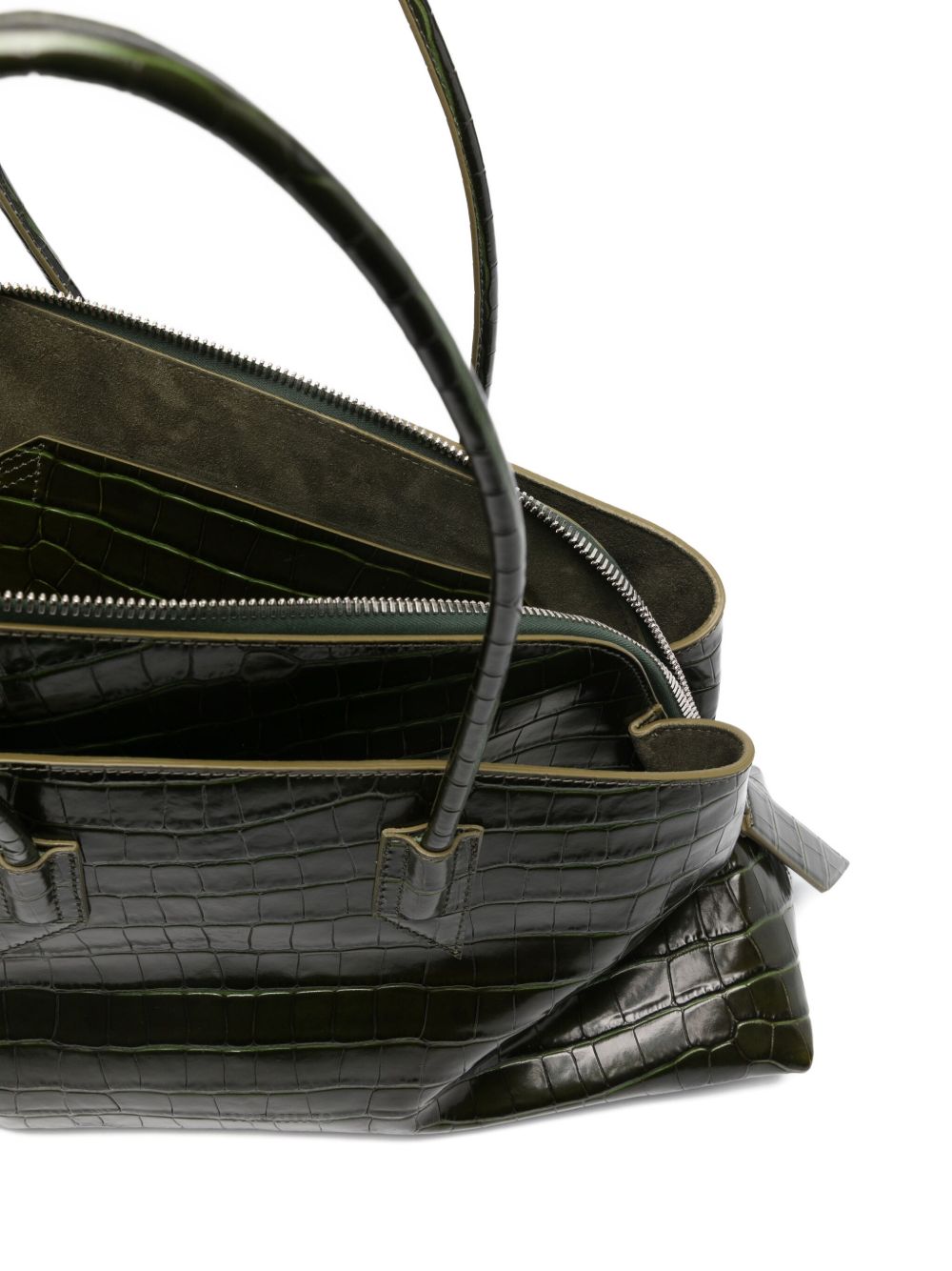 The Attico Women La Passeggiata Medium Leather Shoulder Bag THE ATTICO